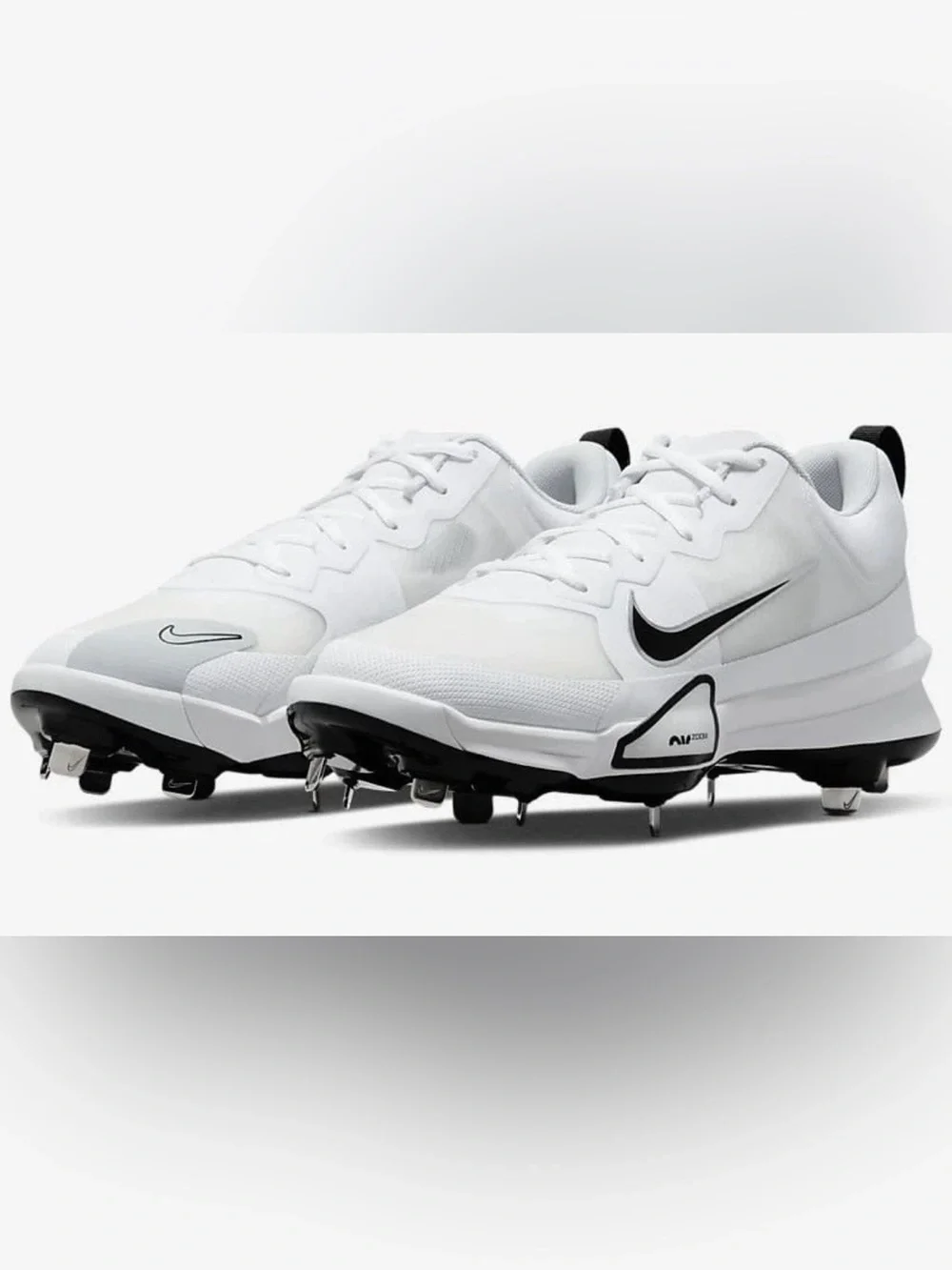 Nike Force Zoom Trout 9 Pro Baseball Cleats Platinum White FB2907-102 Men Size 7